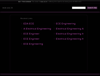 ece.co.in screenshot