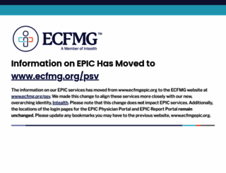 ecfmgepic.org screenshot