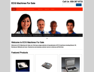 ecgmachinesforsale.com screenshot