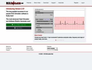 ecgsimulator.net screenshot