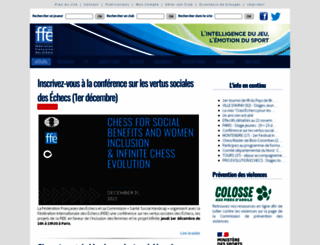 echecs.asso.fr screenshot