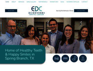 echeverridental.com screenshot
