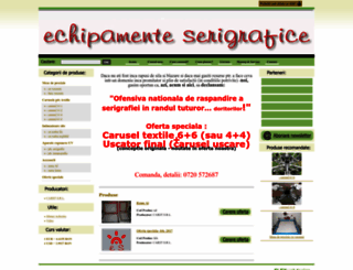 echipamenteserigrafice.ro screenshot