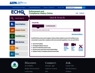 echo.epa.gov screenshot