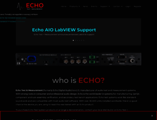 echoaudio.com screenshot