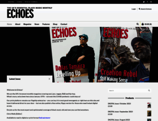 echoesmagazine.co.uk screenshot