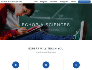 echop-a-sciences.org screenshot