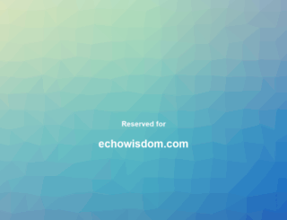 echowisdom.com screenshot