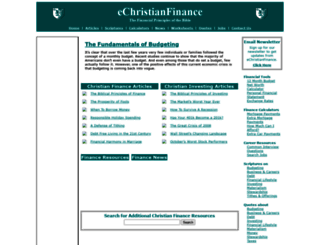 echristianfinance.com screenshot