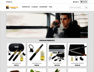 ecigaretteclub.com.au screenshot