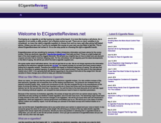 ecigarettereviews.net screenshot