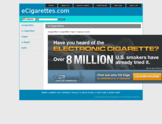ecigarettes.com screenshot
