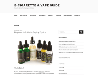 ecigarettesguide.com screenshot