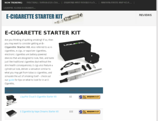 ecigarettestarter.co.uk screenshot