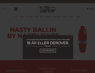 ecigcenter.dk screenshot