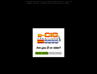 ecigcreations.com screenshot