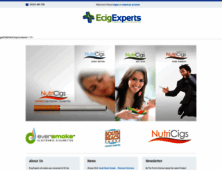 ecigexperts.co.uk screenshot