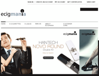 ecigmania.com.au screenshot