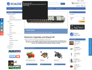 ecignet.co.uk screenshot