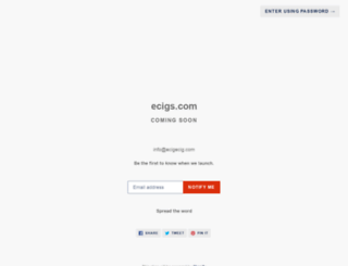 ecigs.com screenshot