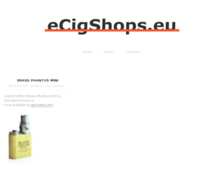 ecigshops.eu screenshot