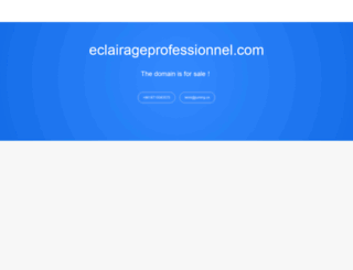 eclairageprofessionnel.com screenshot