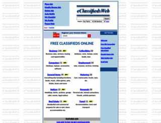 eclassifiedsweb.com screenshot