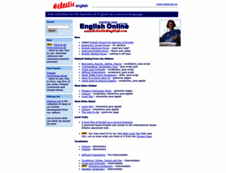 eclecticenglish.com screenshot