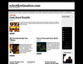 eclectikrelaxation.com screenshot