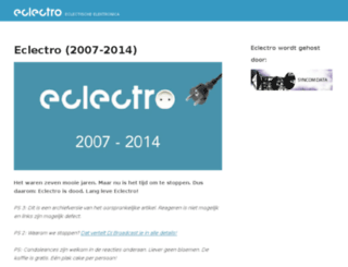eclectro.nl screenshot