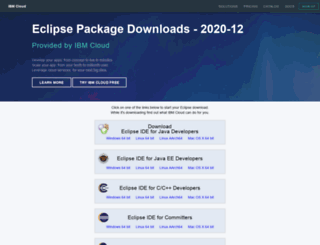eclipse.bluemix.net screenshot