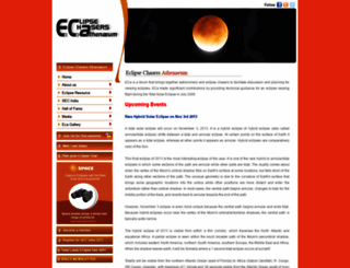 eclipsechasers.org screenshot