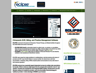 eclipsepracticemanagementsoftware.com screenshot