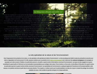 eco-citoyen.org screenshot