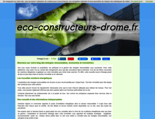 eco-constructeurs-drome.fr screenshot