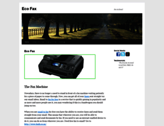 eco-fax.co.za screenshot