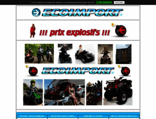 eco-importateur-magasin-quad-scooter-motocross.com screenshot