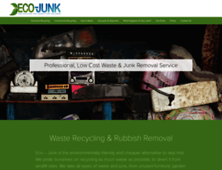 eco-junk.co.uk screenshot