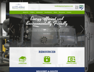 eco-maxchillers.com screenshot