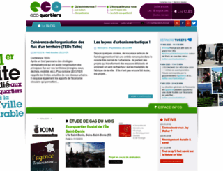 eco-quartiers.fr screenshot