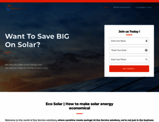 eco-solar-solutions.com screenshot