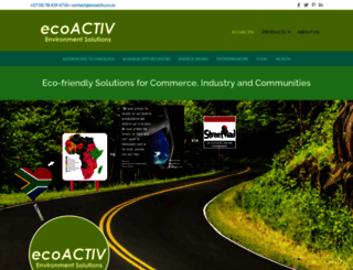 ecoactiv.co.za screenshot