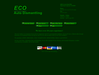 ecoautodismantling.com screenshot