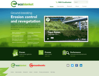 ecoblanket.com.au screenshot