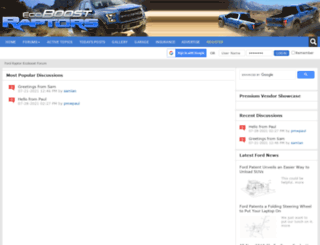 ecoboostraptors.com screenshot