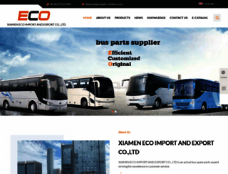ecobusparts.com screenshot