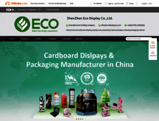 ecocardboarddisplay.en.alibaba.com screenshot