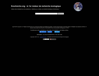ecocherche.org screenshot