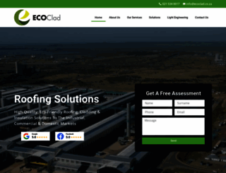 ecoclad.co.za screenshot