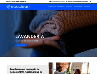 ecoclean.mx screenshot